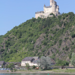 Marksburg Brauchbach Rhein - Blick von Spay