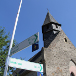 Peterskapelle Spay - Radwege Hinweisschilder